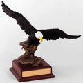 15 INCH HAND PAINTED EAGLE TROPHY
