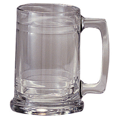 15 OUNCE PLAIN GLASS BEER MUG