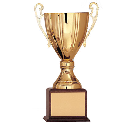 16-1/2 INCH SAVOIA SERIES TROPHY WITH 12 INCH GOLD METAL CUP