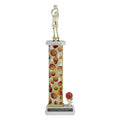 16, 17, 18 INCH ONE COLUMN SPORTS TROPHY WITH TRIM