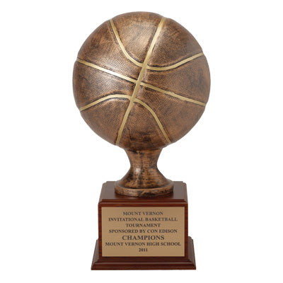 16 INCH RESIN BASKETBALLTROPHY