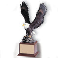 17 INCH EAGLE TROPHY,  HAND PAINTED