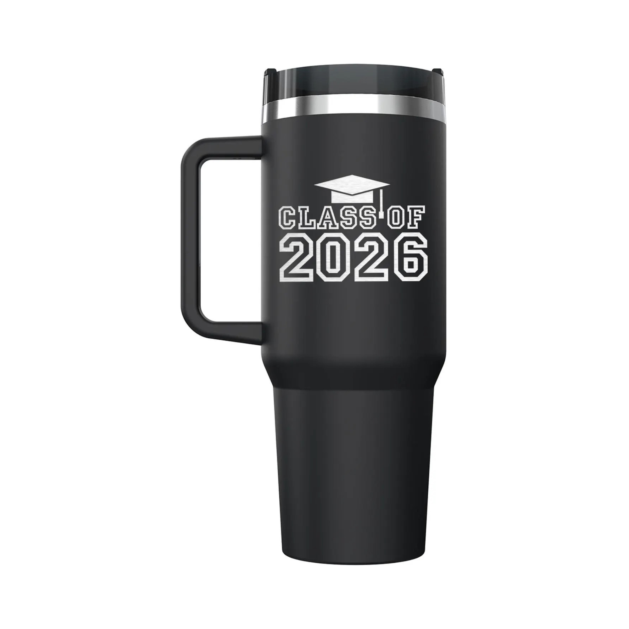 Class of 2026 Travel Tumbler – Insulated Senior Year Mug with Handle