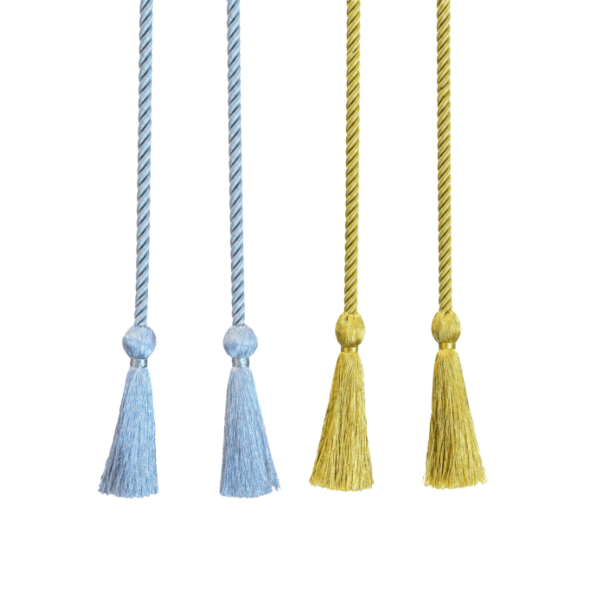 Double Metallic Honor Cord - Solid Color