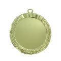 2-1/2 INCH DIE CAST BRIGHT GOLD MEDAL FRAME HOLDS 2 INCH INSERT