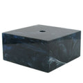 2-1/2 X 2-1/2 X 1 INCH MARBLEIZED BLACK BASE