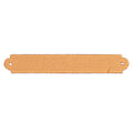 2-1/2 X 3/8 BRASS PLATE, 2 HOLES