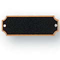 2-1/2 X 7/8 BLACK SCREENED PLATE