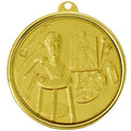 2-1/4 INCH ARTS MEDAL, MULTIPLE COLORS