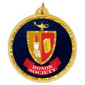 2-1/4 Inch in Diameter Round Honor Society Medal with Mylar Detailing and Customizable Back