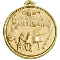 2-1/4 INCH MUSIC IN GENERAL MEDAL, MULTIPLE COLORS