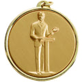 2-1/4 INCH PUBLIC SPEAKER MEDAL