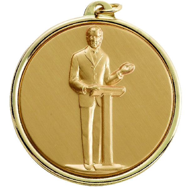 2-1/4 INCH PUBLIC SPEAKER MEDAL