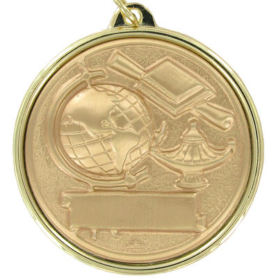 2-1/4 INCH SCHOLASTIC ACHIEVEMENT MEDAL, MULTIPLE COLORS