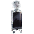 2-1/4 x 8-1/4 OPTICAL CRYSTAL GOLF BALL TOWER AWARD