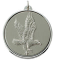 2-3/16 INCH MEDAL FRAME, EAGLE MEDALLION - MULTIPLE COLORS