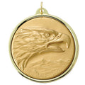 2-3/16 INCH MEDAL FRAME, EAGLE MEDALLION - MULTIPLE COLORS