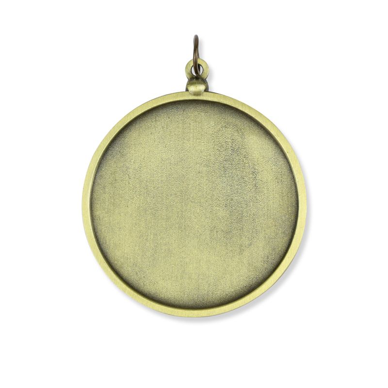 2-3/16 INCH MEDAL FRAME HOLDS 2 INCH INSERT  - MULTIPLE COLORS