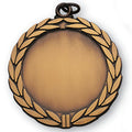 2-3/4 INCH BRONZE MEDAL ANTIQUE WREATH BORDER FRAME