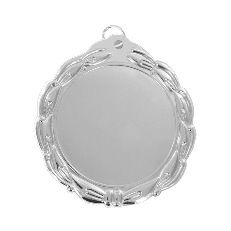 2-3/4 INCH DIE CAST SILVER MEDAL HOLDS 2 INCH INSERT