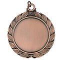 2-3/4 INCH DIE CAST MEDAL HOLDS 2 INCH INSERT - MULTIPLE COLORS