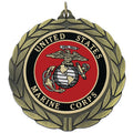 2-3/4 INCH MEDAL FRAME, U.S. MARINE CORPS MEDALLION