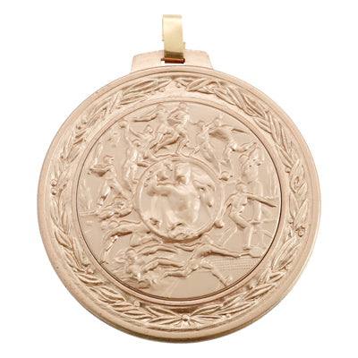 2 3/4 INCH MEDAL FRAME WITH ALL SPORTS MEDALLION - MULTIPLE COLORS
