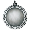 2-3/4 INCH SILVER MEDAL ANTIQUE WREATH BORDER FRAME