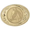 2-3/4 X 3-5/8 BELT BUCKLE GOLD FOR 2 INCH