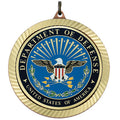 2-3/8 INCH MEDAL FRAME, DEPT. OF DEFENSE MEDALLION