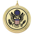 2-3/8 INCH MEDAL FRAME, SEAL OF THE U.S. MEDALLION