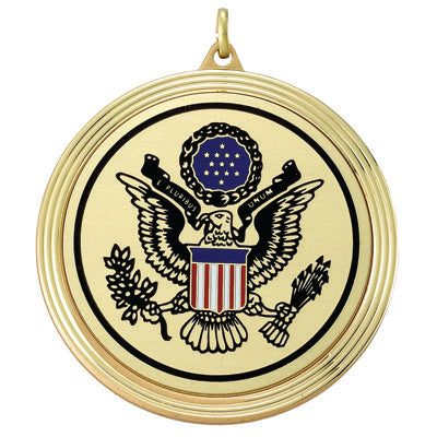 2-3/8 INCH MEDAL FRAME, SEAL OF THE U.S. MEDALLION