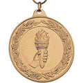 2 Inch Die-Struck Achievement Medal in Gold, Silver, or Bronze
