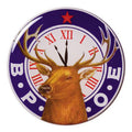 2-Inch in Diameter Round Metal Mylar-Epoxy B.P.O.E. Peel-and-Stick Insert