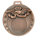 2 INCH DIE CAST MEDAL FRAME HOLDS 1 INCH INSERT - MULTIPLE COLORS