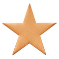 2 INCH SATIN BRASS SHAPE STAR