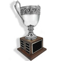 20-1/2 INCH DECORATIVE ITALIAN SILVER PLATED PERPETUAL TROPHY CUP