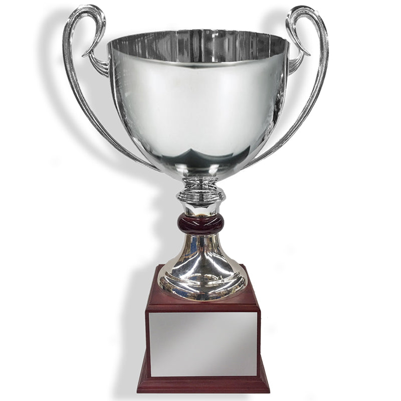 21-1/2 INCH ITALIAN SILVER PLATED TROPHY CUP