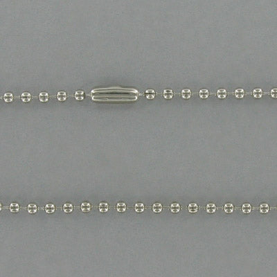 24 INCH STAINLESS STEEL BEADED CHAIN