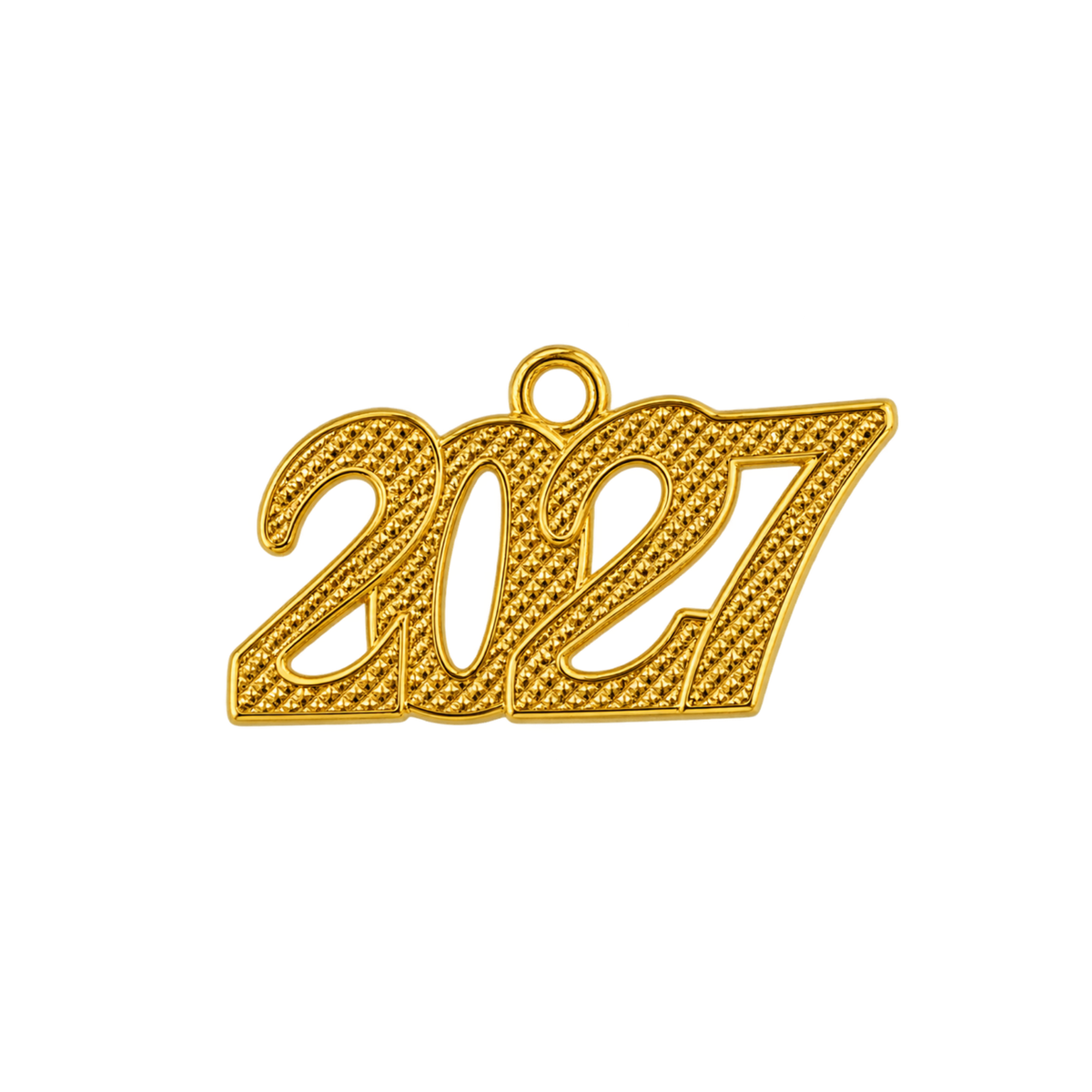 Graduation Year Date Charm – Gold & Silver