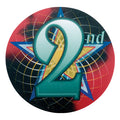 2 Inch in Diameter Round 2nd Place Mylar Insert