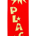 2ND PLACE 1-5/8 X 6 RED STOCK RIBBON