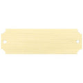 3-1/4 INC x 1 INCH SATIN BRASS PERPETUAL PLATE