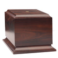 3-5/8 x 4 x 2-11/16 INCH INCH WALNUT FINISH CUP OR BOWL BASE