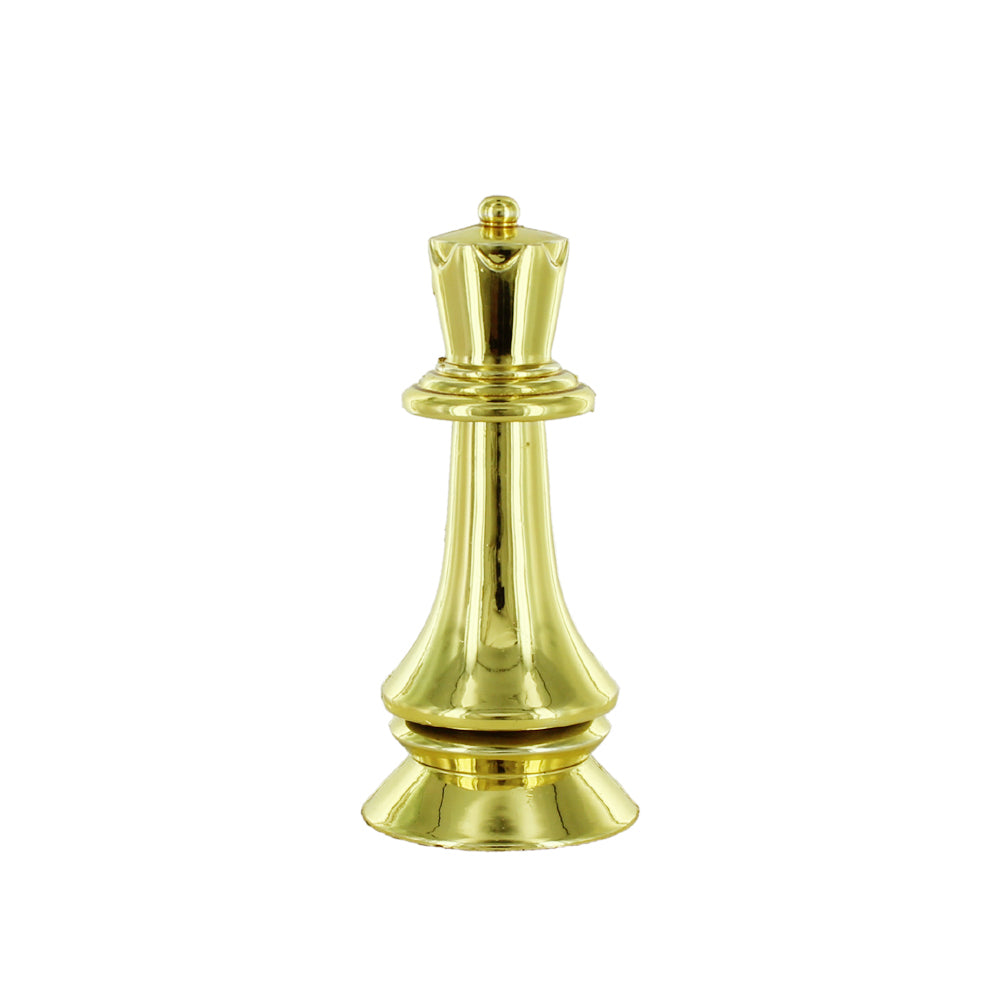 3 3/4 GOLD PLASTIC CHESS KING FIGURE