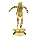 3-3/4 INCH GOLD PLASTIC FEMALE SWIMMER TROPHY FIGURE