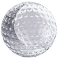 3 INCH OPTICAL CRYSTAL GOLF BALL PAPERWEIGHT