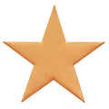 3 INCH SATIN BRASS SHAPE STAR