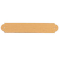 3 X 1/2 BRASS PLATE, 2 HOLES