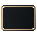 3 X 4 INCH BLACK SCREENED BRASS PLATE
